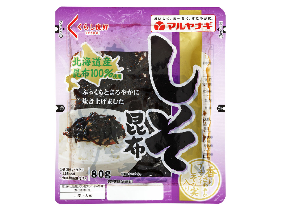 くらし良好　しそ昆布 ８０ｇ