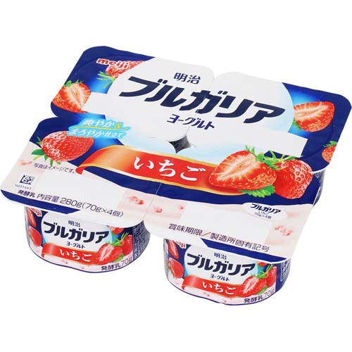 明治　ブルガリアヨーグルト　いちご ７０ｇ×４