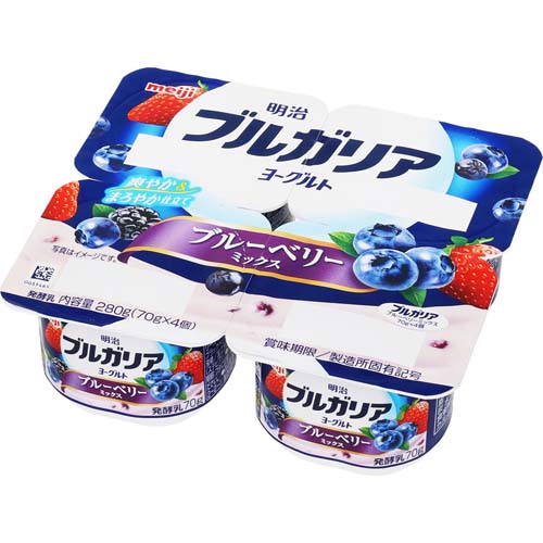 明治　ブルガリアヨーグルト　ブルーベリーミックス ７０ｇ×４