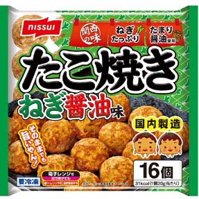 ニッスイ　　たこ焼きねぎ醤油味 １６個