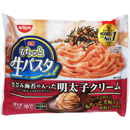 日清食品　もちっと生パスタ　明太子クリーム 1食入