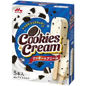 森永乳業 クッキー&クリーム 5本入