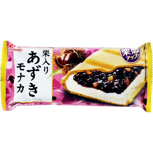 森永乳業　栗入りあずきモナカ 120ml