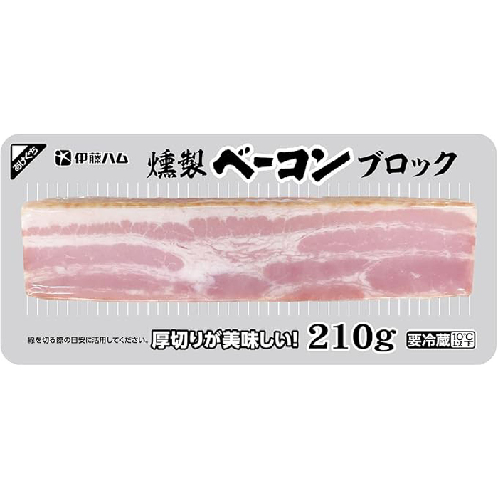 伊藤ハム　燻製ベーコンブロック １９５ｇ