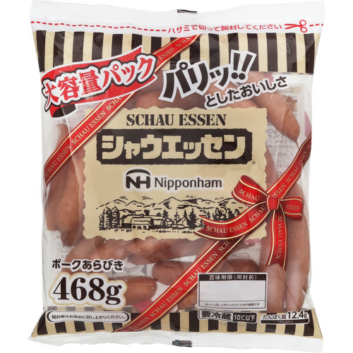 日本ハム　シャウエッセン大容量パック 468g