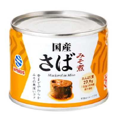 Umios　さばみそ煮 190g