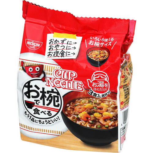 日清　お碗で食べるカップヌードル３食 96g