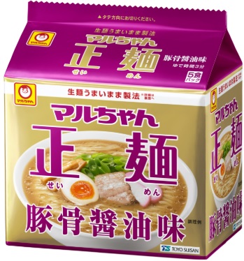 マルちゃん　正麺　豚骨醤油味　５食パック ５食入