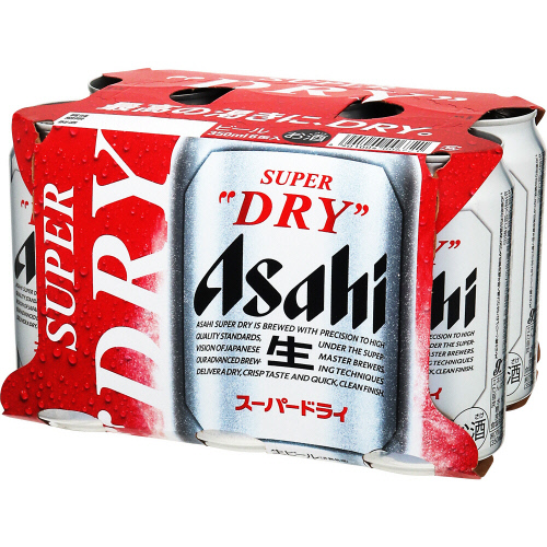 アサヒ　スーパードライ ３５０ｍｌ×６缶（在庫状況により単缶でのお届けとなります）