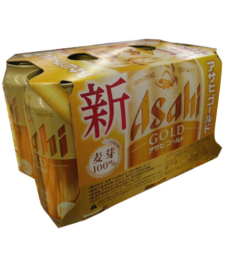 アサヒゴールド 350ml&times;6缶(在庫状況により単缶でのお届け)