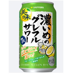 サッポロ　濃いめのグレープフルーツサワー 350ml