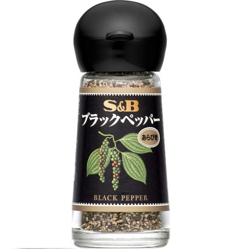 S&B スパイス&ハーブ ブラックペッパー あらびき 15g