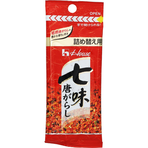 ハウス 七味唐がらし 袋入り 12g