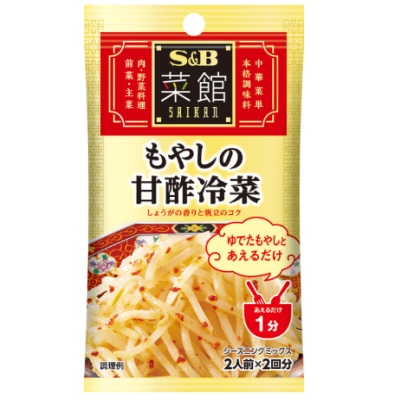 S&B 菜館もやしの甘酢冷菜 16g