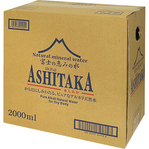 お一人様１点限りとさせていただきます。 サーフ　富士の恵み　あしたか　ケース 2L&times;6本入　通常価格534円の10％引きで&rArr;
