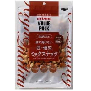 アリマＶＰ食塩無添加ミックスナッツ 180g