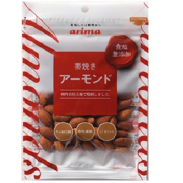 アリマ　ＶＰ食塩無添加　アーモンド 190g
