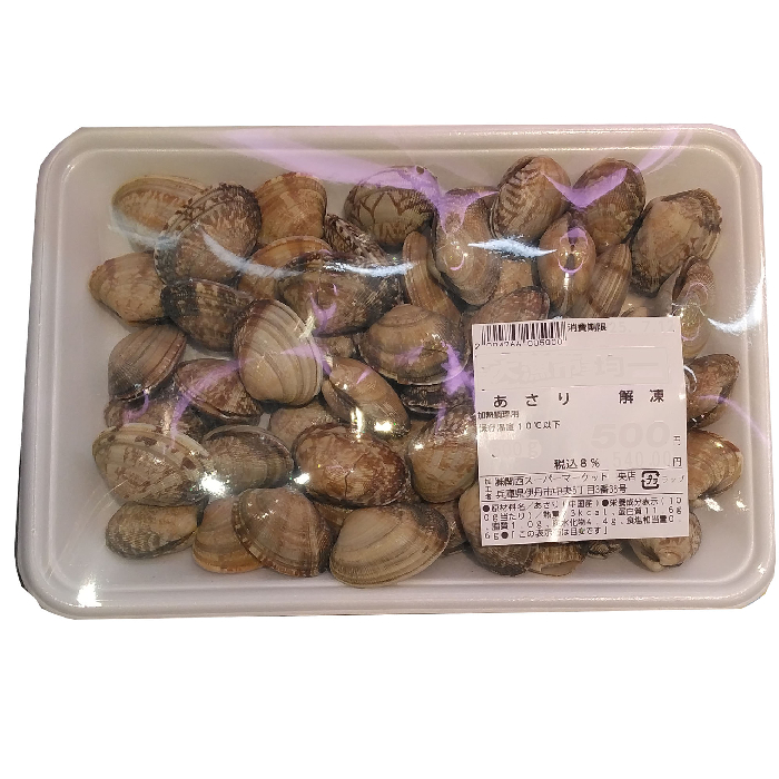 中国産 あさり　解凍　１パック　（４００ｇ） １００ｇ当り１２９円【本体】