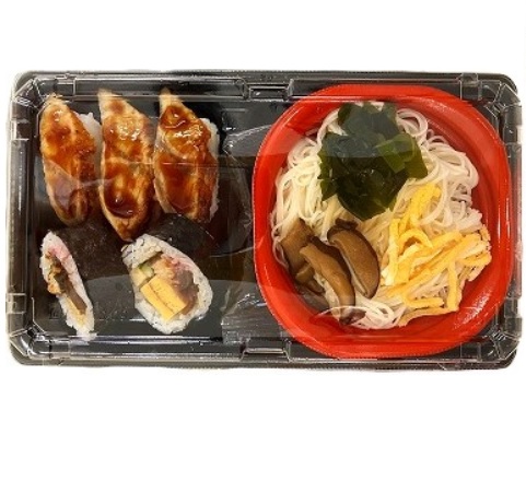 うなぎ寿司と冷やし素麺 １パック
