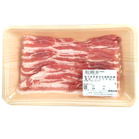 伊佐焼酎粕豚 鹿児島産 豚肉・バラうす切り 240g 100g当り199円【本体】