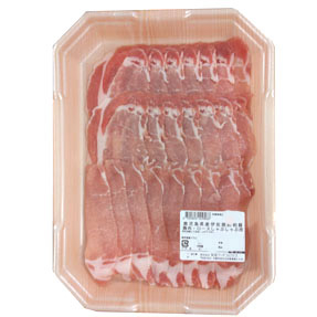国内産　豚肉・ロースしゃぶしゃぶ用　３２０ｇ １００ｇ当り２１９円【本体】
