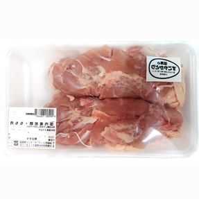 国内産　若鶏・もも肉　６００ｇ １００ｇ当り１１９円【本体】